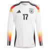 Maillot à Manches Longues Allemagne Wirtz 17 Domicile Euro 2024 Pour Homme